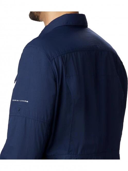 Columbia Silver Ridge 2.0 Long Sleeve Shirt férfi túraing kék színben 4