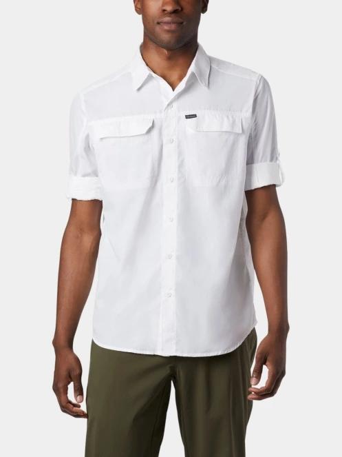 Columbia Silver Ridge2.0 Long Sleeve Shirt férfi hosszú ujjú ing fehér színben 2