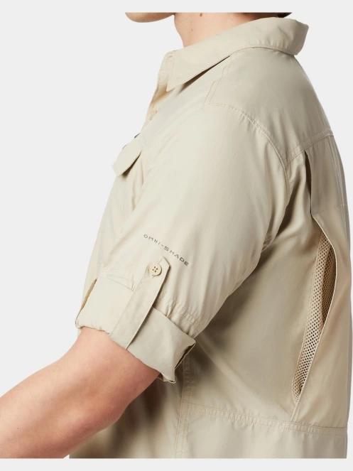 Columbia Silver Ridge2.0 Long Sleeve Shirt férfi hosszú ujjú ing homok színben 5