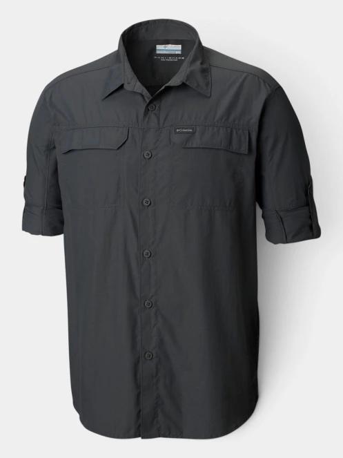 Columbia Silver Ridge2.0 Long Sleeve Shirt férfi hosszú ujjú ing szürke színben 7