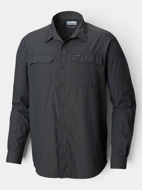Columbia Silver Ridge2.0 Long Sleeve Shirt férfi hosszú ujjú ing szürke színben 8