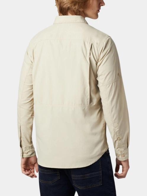 Columbia Silver Ridge2.0 Long Sleeve Shirt férfi hosszú ujjú ing homok színben 3