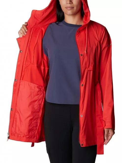 Columbia Pardon My Trench Rain Jacket női esőkabát piros színben 5