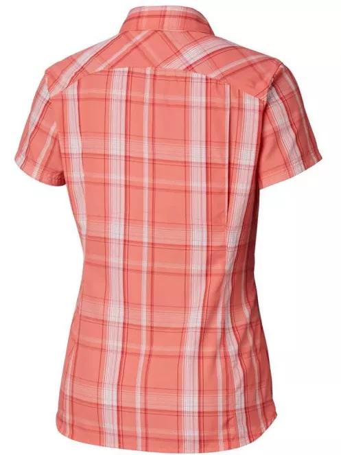 Columbia Silver Ridge 2.0 Plaid Short Sleeve női túraing narancssárga színben 3