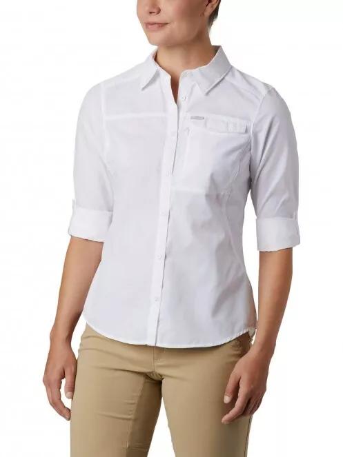 Columbia Silver Ridge 2.0 Long Sleeve női hosszú ujjú ing fehér színben 4