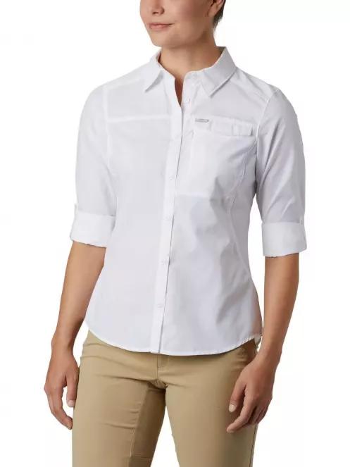 Columbia Silver Ridge 2.0 Long Sleeve Shirt női túraing fehér színben 4