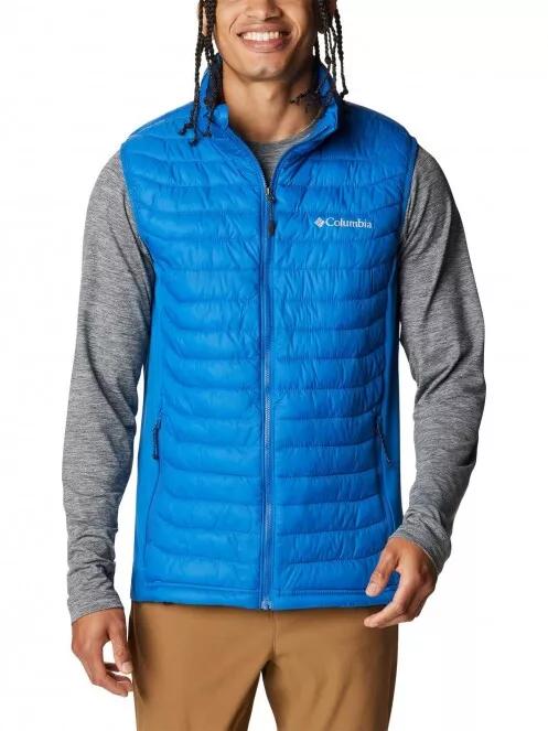 Columbia Powder Pass Vest férfi mellény kék színben 2