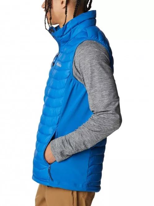 Columbia Powder Pass Vest férfi mellény kék színben 4