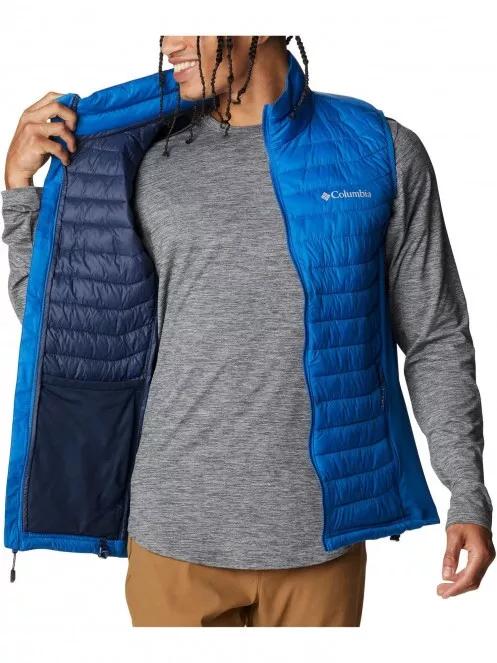 Columbia Powder Pass Vest férfi mellény kék színben 5
