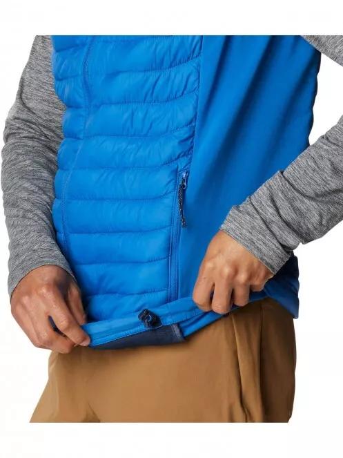 Columbia Powder Pass Vest férfi mellény kék színben 7