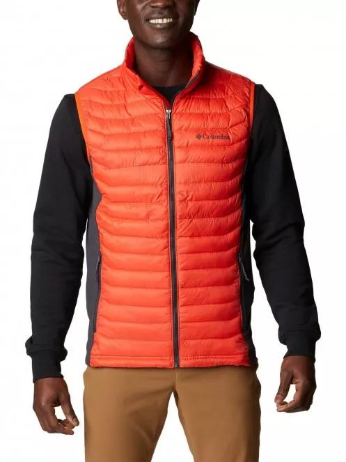 Columbia Powder Pass Vest férfi mellény narancssárga színben 2