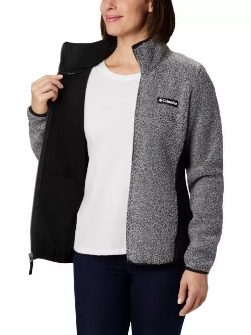 Columbia Panorama Full Zip női polár pulóver szürke színben 5