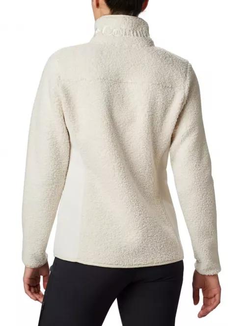 Columbia Panorama Full Zip női polár pulóver fehér színben 3