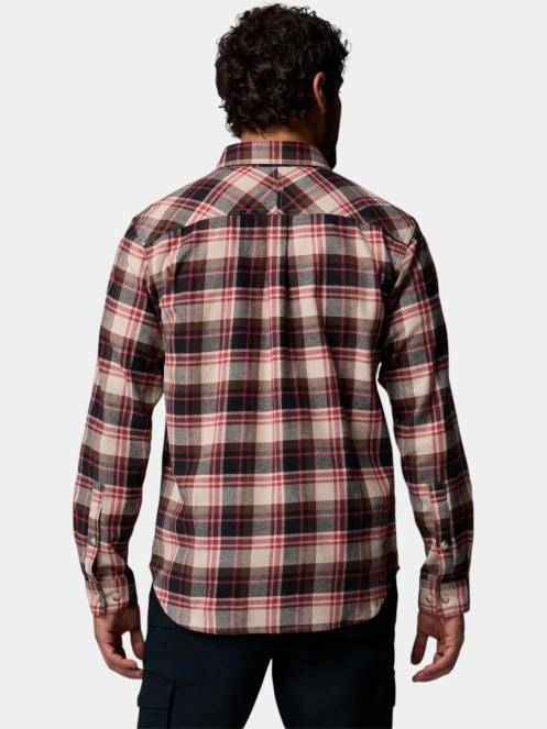 Columbia Flare Gun Stretch Flannel férfi hosszú ujjú ing bordó színben 4
