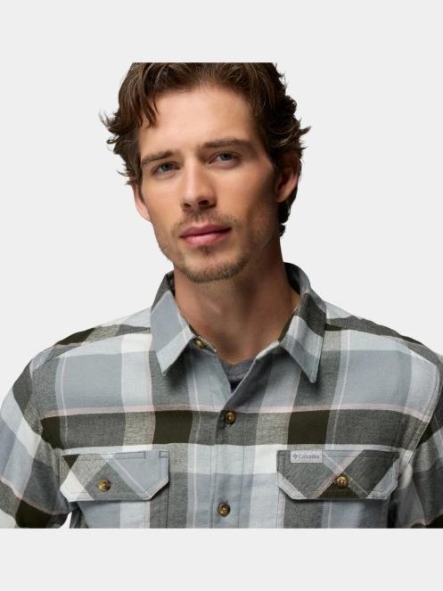 Columbia Flare Gun Stretch Flannel férfi hosszú ujjú ing zöld színben 7