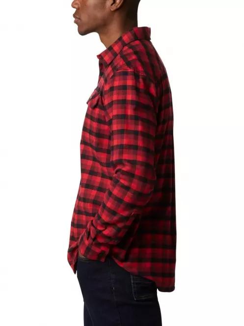 Columbia Flare Gun Stretch Flannel férfi hosszú ujjú ing piros színben 4