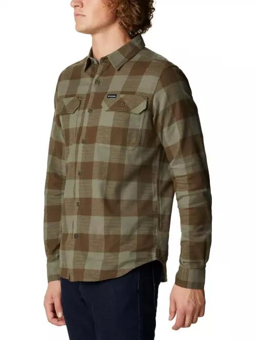 Columbia Flare Gun Stretch Flannel férfi hosszú ujjú ing zöld színben 4
