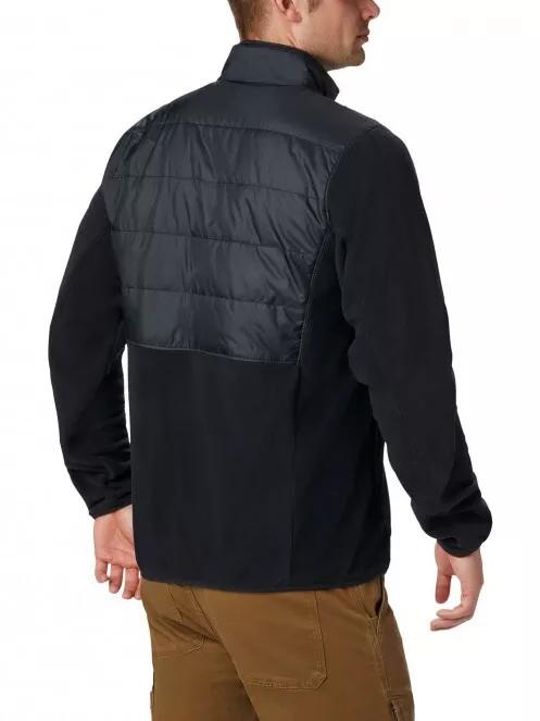 Columbia Basin Butte Fleece Full Zip férfi utcai kabát fekete színben 3