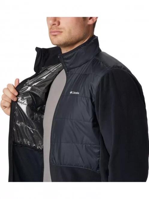 Columbia Basin Butte Fleece Full Zip férfi utcai kabát fekete színben 5