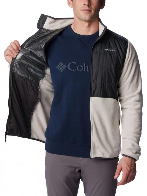 Columbia Basin Butte Fleece Full Zip férfi polár pulóver homok színben 5