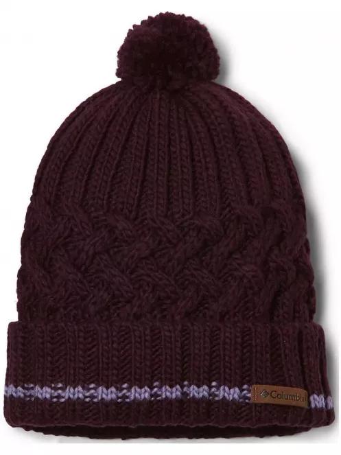Columbia Hideaway Haven Unlined Beanie női bojtos sapka lila színben 2