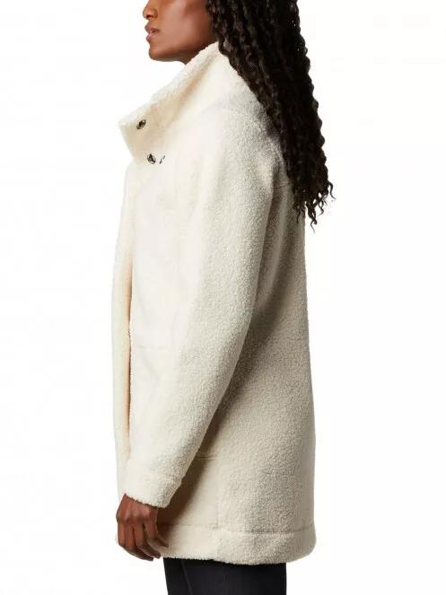 Columbia Panorama Long Jacket női utcai kabát fehér színben 4
