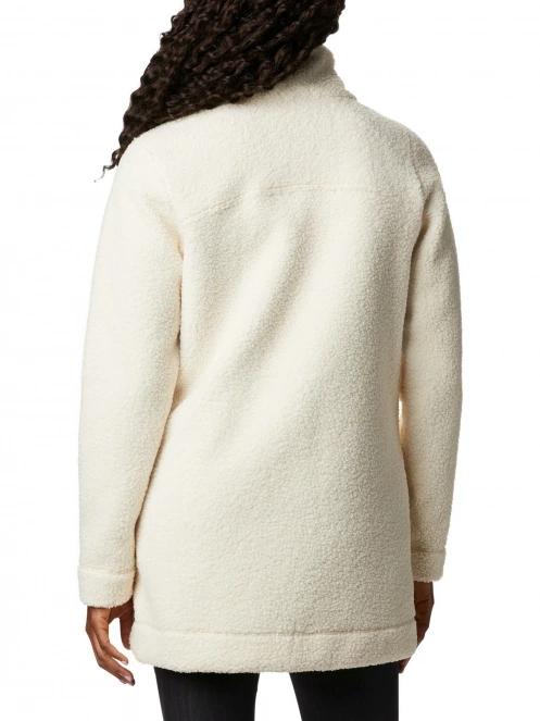 Columbia Panorama Long Jacket női utcai kabát homok színben 4