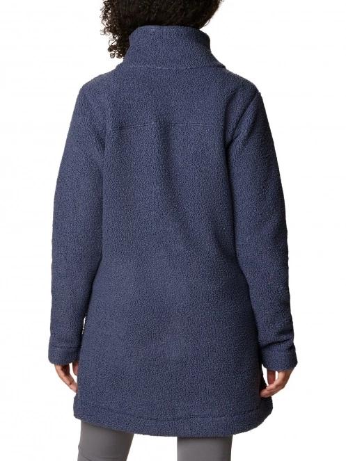 Columbia Panorama Long Jacket női utcai kabát kék színben 4