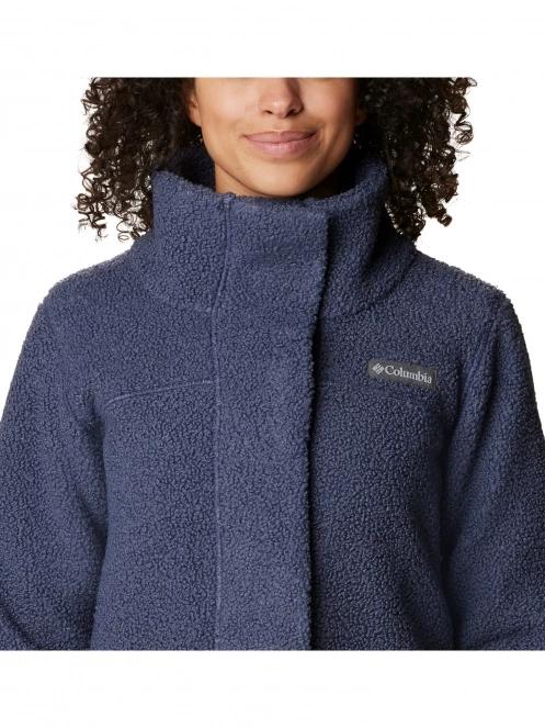 Columbia Panorama Long Jacket női utcai kabát kék színben 7