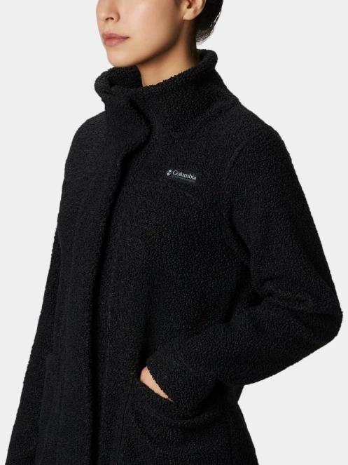 Columbia Panorama Long Jacket női átmeneti kabát fekete színben 4