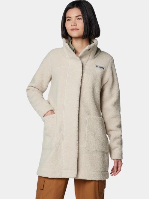 Columbia Panorama Long Jacket női átmeneti kabát homok színben 2