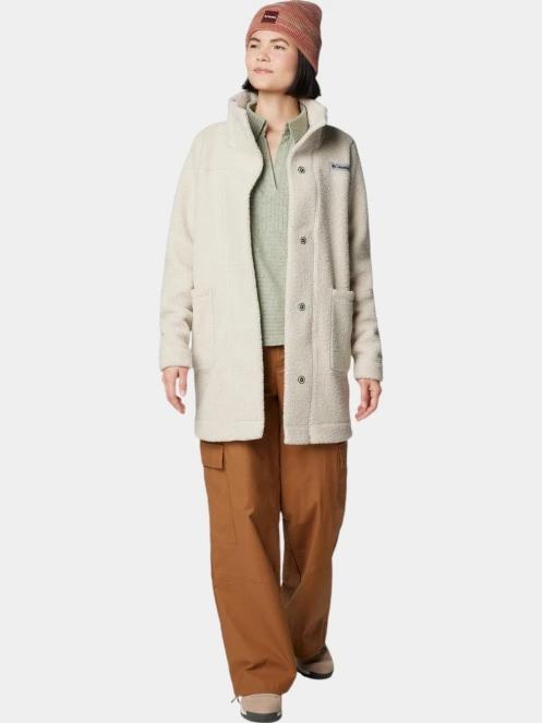 Columbia Panorama Long Jacket női átmeneti kabát homok színben 5
