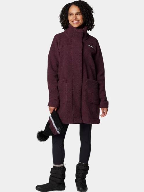 Columbia Panorama Long Jacket női átmeneti kabát piros színben 5