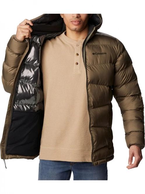 Columbia Fivemile Butte Hooded Jacket férfi télikabát zöld színben 6