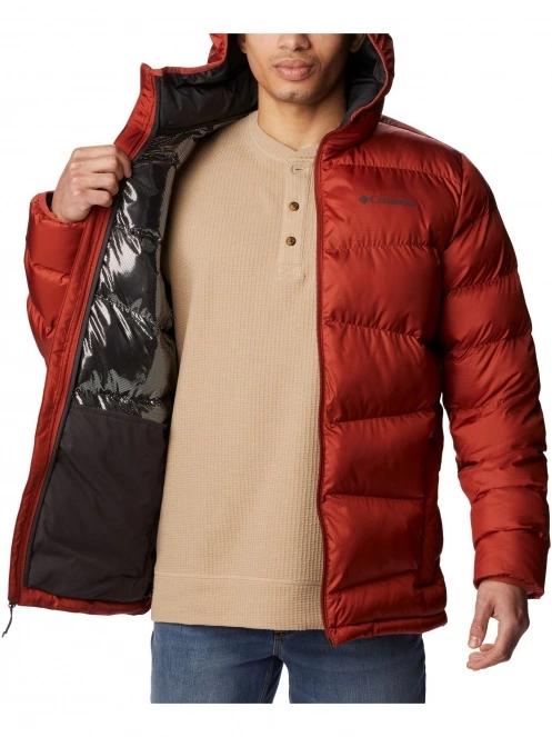 Columbia Fivemile Butte Hooded Jacket férfi télikabát piros színben 5