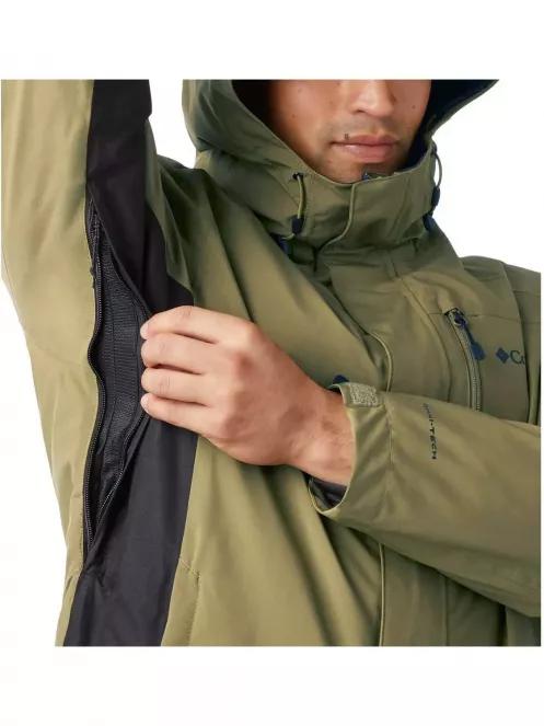 Columbia Lhotse III Interchange Jacket férfi 3 az 1-ben kabát oliva színben 6