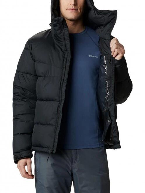 Columbia Iceline Ridge Jacket férfi steppelt síkabát fekete színben 5