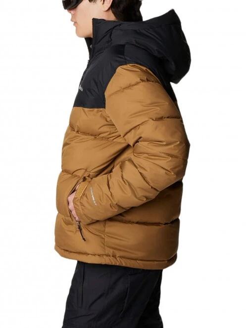 Columbia Iceline Ridge Jacket férfi steppelt síkabát barna színben 4