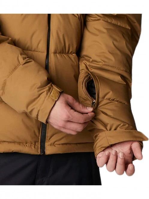 Columbia Iceline Ridge Jacket férfi steppelt síkabát barna színben 7