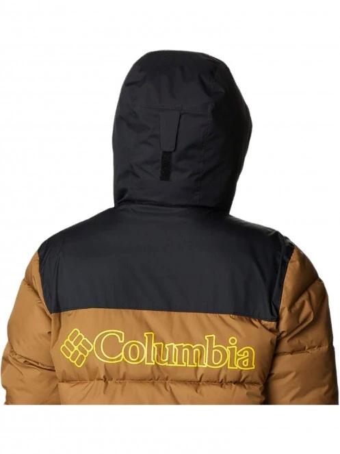 Columbia Iceline Ridge Jacket férfi steppelt síkabát barna színben 9