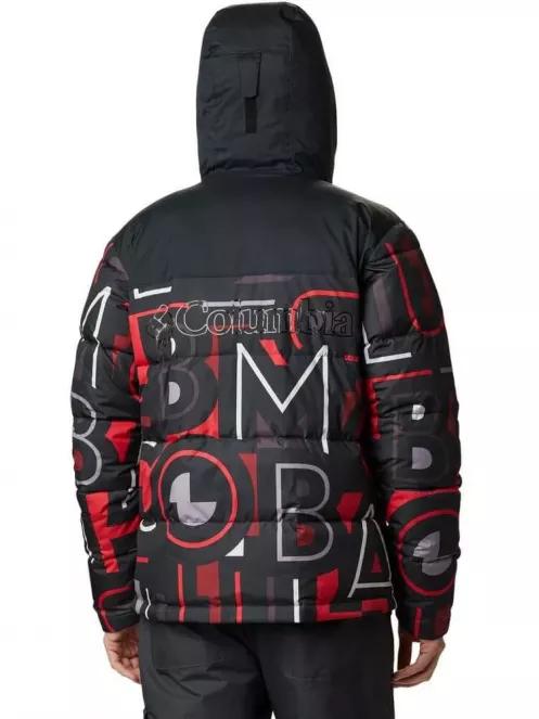 Columbia Iceline Ridge Jacket férfi steppelt síkabát piros színben 3