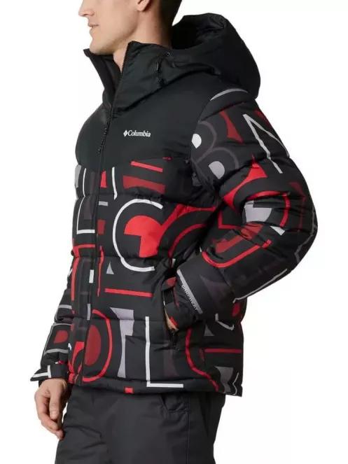 Columbia Iceline Ridge Jacket férfi steppelt síkabát piros színben 4