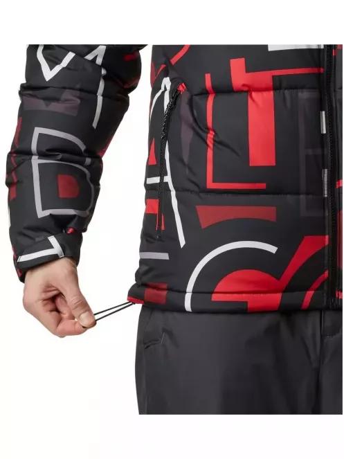 Columbia Iceline Ridge Jacket férfi steppelt síkabát piros színben 6