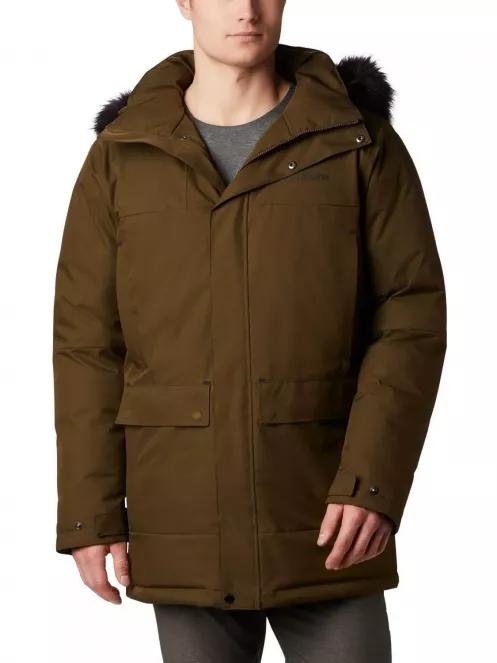 Columbia Winter Rebellion Down Parka férfi pehelykabát oliva színben 2