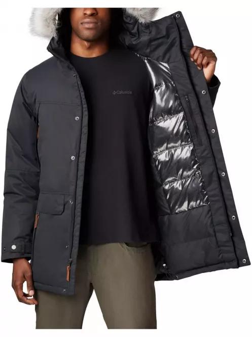 Columbia South Canyon Long Down Parka férfi pehelykabát fekete színben 4