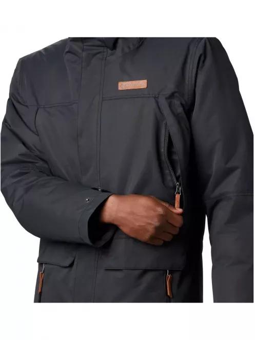 Columbia South Canyon Long Down Parka férfi pehelykabát fekete színben 5
