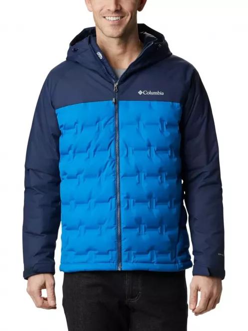 Columbia Grand Trek Down Jacket férfi pehelykabát kék színben 2