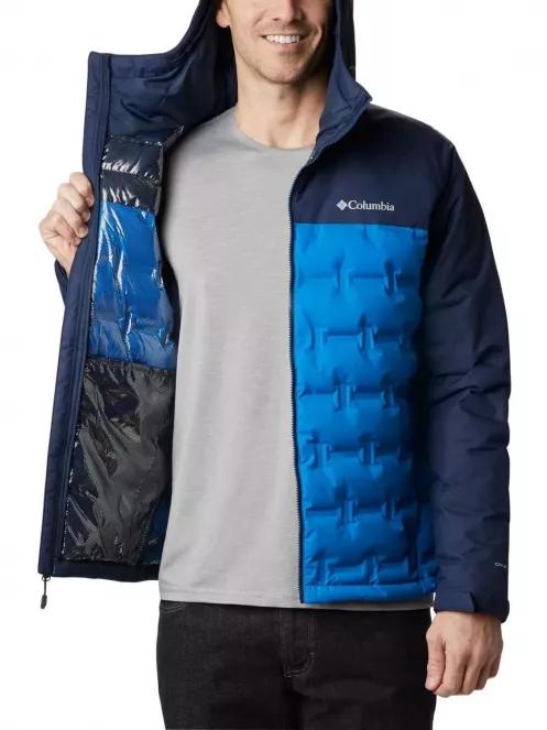 Columbia Grand Trek Down Jacket férfi pehelykabát kék színben 5