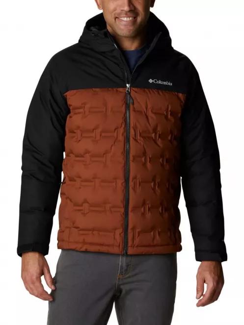 Columbia Grand Trek Down Jacket férfi pehelykabát barna színben 2