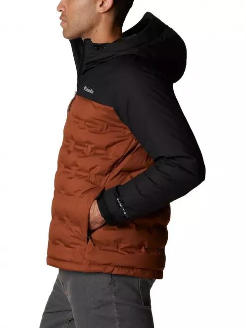 Columbia Grand Trek Down Jacket férfi pehelykabát barna színben 4